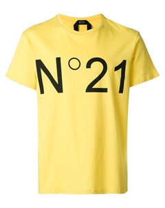 Футболка с принтом логотипом No21