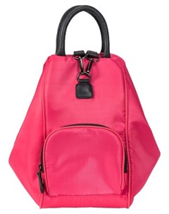 Сумка-рюкзак 2 в 1 (ярко-розовый гибискус/черный) Bonprix