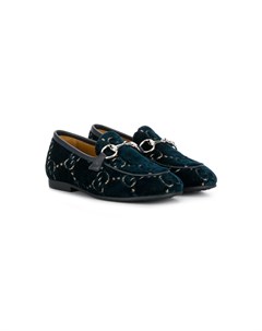 Лоферы Gucci Jordaan с узором GG Gucci kids