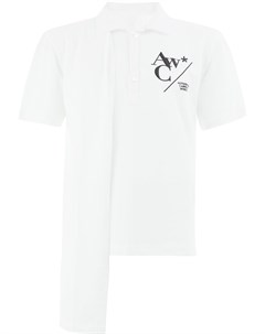 Асимметричная рубашка поло с логотипом A-cold-wall*