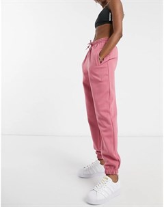 Розовые oversized джоггеры с манжетами Cozy Comfort Adidas originals