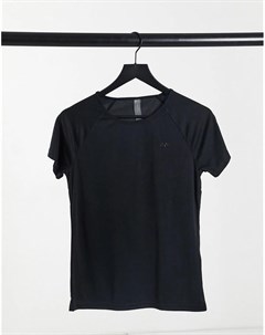 Черная спортивная футболка из тонкого материала Only play