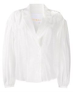 Двубортная блузка с объемными рукавами Remain