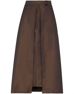 Многослойная юбка карандаш с разрезом Eftychia