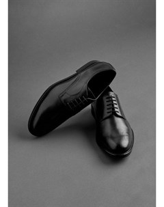 Кожаные туфли блюхеры черного цвета Madrid Mango