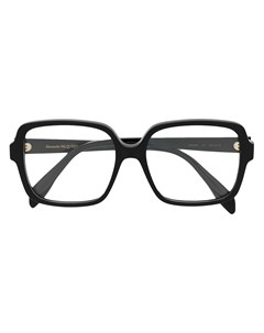 Очки в массивной квадратной оправе Alexander mcqueen eyewear