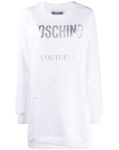 Платье толстовка Couture с логотипом Moschino