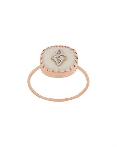 Кольцо Pierrot White из розового золота с бриллиантами и камнями Pascale monvoisin