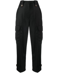 Укороченные брюки с завышенной талией Pt01