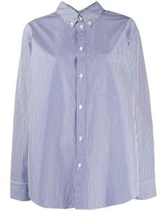 Полосатая рубашка с длинными рукавами Balenciaga