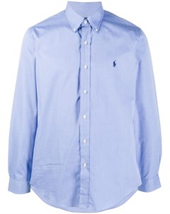 Рубашка на пуговицах с вышитым логотипом Polo ralph lauren
