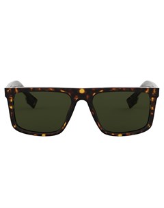 Солнцезащитные очки в прямоугольной оправе Burberry eyewear