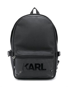 Рюкзак с перфорацией и логотипом Karl lagerfeld kids