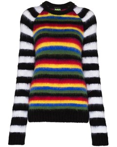 Вязаный свитер в полоску Agr