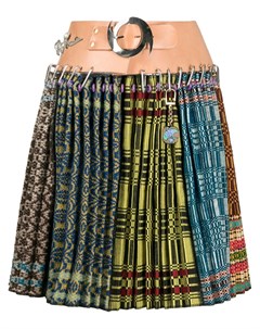 Плиссированная юбка с геометричным принтом Chopova lowena