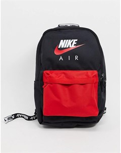 Черно красный рюкзак Air Heritage Nike