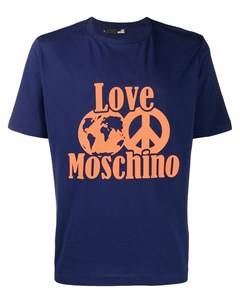 Футболка World Peace Love moschino