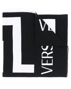Жаккардовый шарф с логотипом Versace