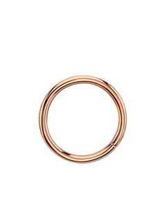Единичная серьга кольцо 18GA из розового золота Bvla