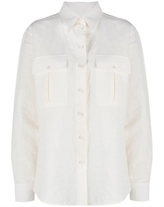 Рубашка оверсайз с накладными карманами Jil sander