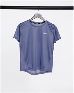 Синяя футболка Miler Nike running