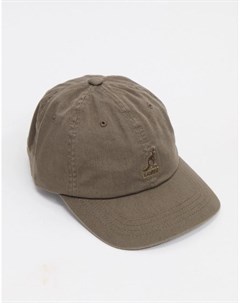 Серая выбеленная бейсболка Kangol