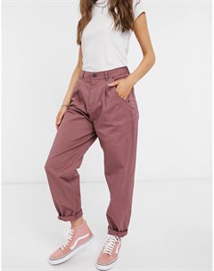 Розовые брюки чинос Vero moda