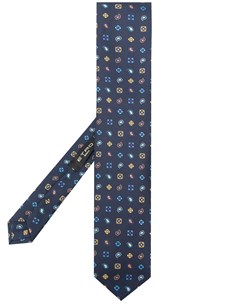 Жаккардовый галстук с геометричным узором Etro