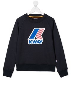 Толстовка с круглым вырезом и логотипом K way kids