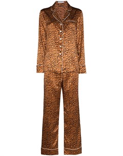 Пижама Lila с леопардовым принтом Olivia von halle