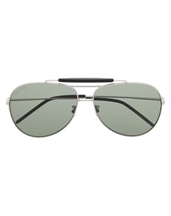 Солнцезащитные очки авиаторы с затемненными линзами Saint laurent eyewear
