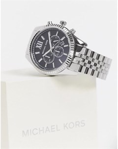 Серебристые наручные часы MK8602 Lexington 44 мм Michael kors