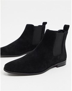 Черные замшевые ботинки челси Alfie Walk london
