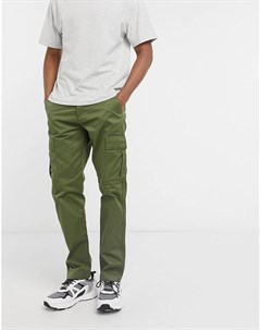 Зеленые брюки карго Edwin