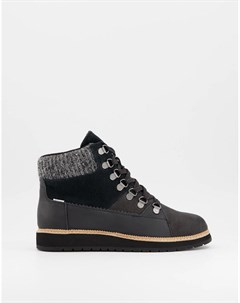 Черные походные ботинки со вставками Mesa Toms