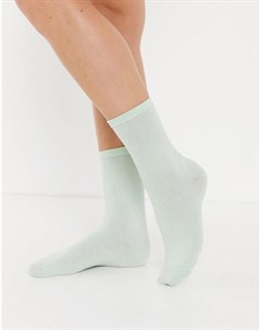 Носки пастельно зеленого цвета Vero moda