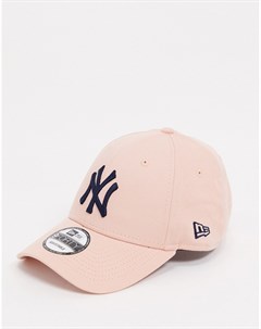 Розовая кепка с принтом NY 9forty New era