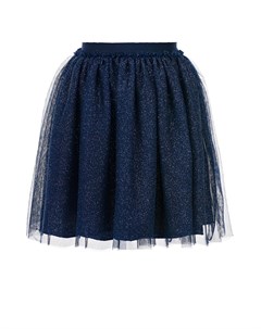 Синяя юбка с глиттером детская Il gufo