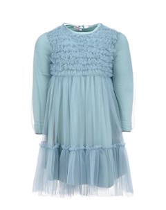 Нарядное платье голубого цвета детское Il gufo