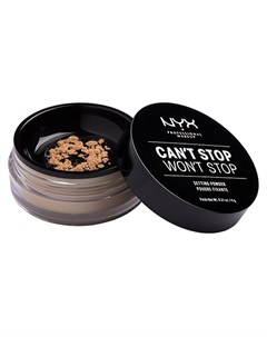 Пудра рассыпчатая для лица CANT STOP WONT STOP тон 03 Nyx professional makeup
