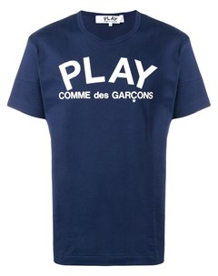 Футболка с принтом Play Comme des garcons play