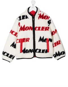 Двусторонняя куртка с логотипом Moncler kids