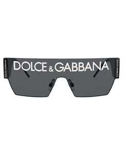 Солнцезащитные очки с крупным логотипом Dolce & gabbana eyewear