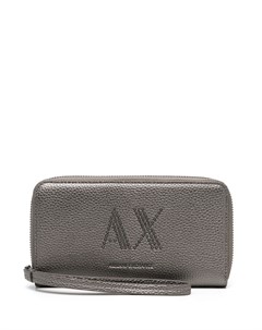 Кошелек с заклепками и логотипом Armani exchange