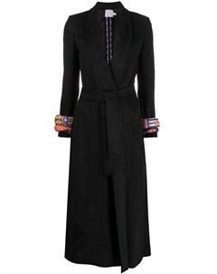 Пальто с V образным вырезом и декорированными рукавами Stella jean