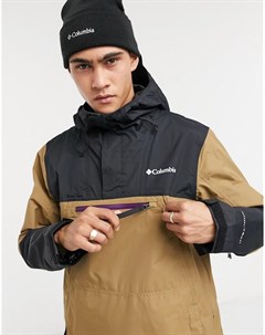 Коричневая горнолыжная куртка с капюшоном Park Run Columbia