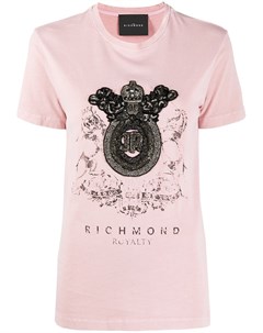 Декорированная футболка John richmond