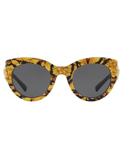 Солнцезащитные очки Tribute с принтом в стиле барокко Versace eyewear