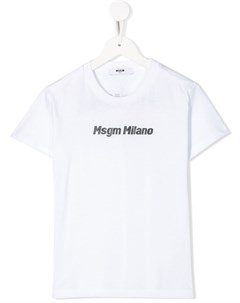 Футболка с логотипом Msgm kids