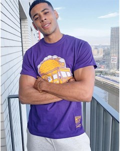Фиолетовая футболка с грузовиком тако LA Lakers NBA Mitchell and ness